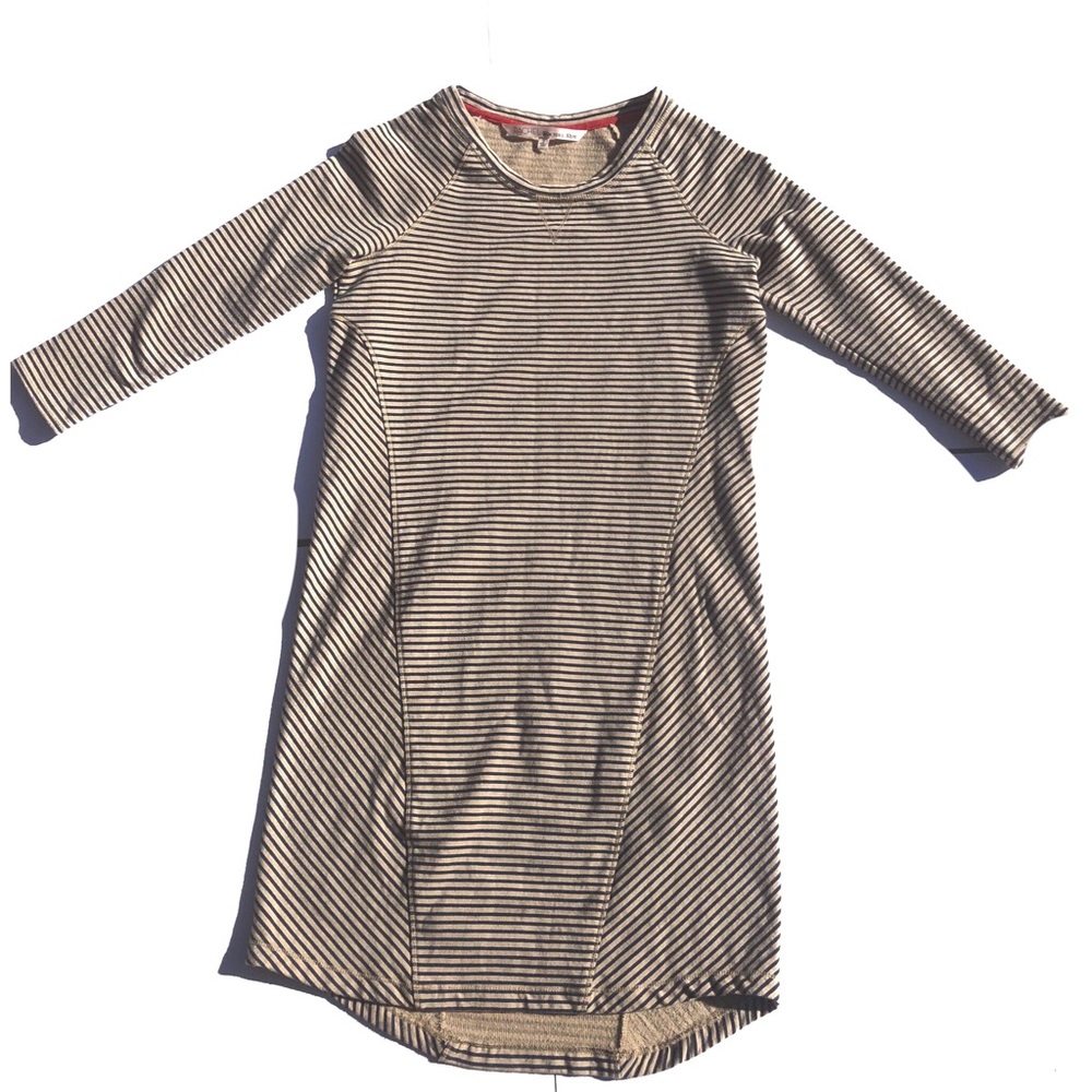 Rachel Roy Fitted Striped Sweater Dress